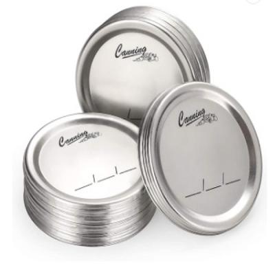 China Split Type Bulk Canning Jar Lids Regular Wide Mouth For Mason Jar for sale