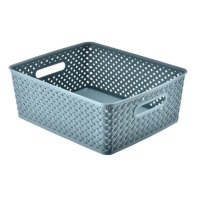 China Plastic Storage Baskets Household Organizers for Laundry Room Storage Bins for sale