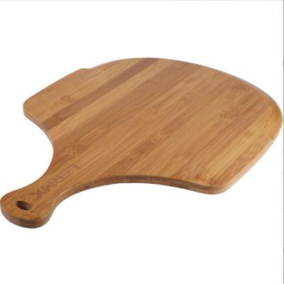 China Bakery Premium Natural Bamboo Pizza Peel Board With Easy Glide Edges & Handle for sale