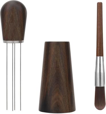 Китай Естественный деревянный инструмент раздатчика иглы эспрессо ручки с деревянной стойкой продается