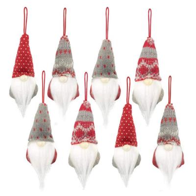 China Handmade Halloween Christmas Ornaments Plush Gnomes For Xmas Tree for sale