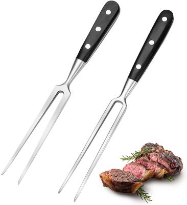 China 12 Inch Steak Stainless Steel BBQ Fork for Kitchen Roast Grill for sale