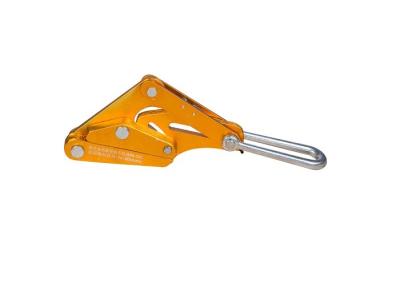 China Gold Color Tightening Overhead Line Tools , Power Construction Wire Grip Clamp for sale