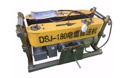 China Yellow / Red Electrical Cable Pulling Tools DSJ Serise Crawler Cable Conveyor for sale