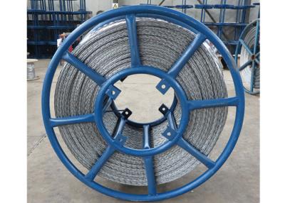China Hexagon Galvanized Cable Pulling Device Wire Rope Anti Twisted With 6 Squares for sale
