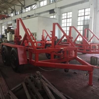 China 12 Ton Underground Cable Tools Cable Pulling Trailer For Underground Site for sale