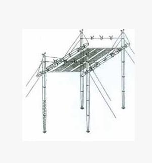 China Emergency Restoration Climbing Antenna Tower With Aluminum Crossing Structure for sale