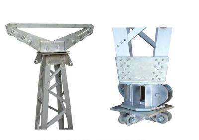 China Frame Style Tower Erection Tools Inner Suspend Lattice Gin Pole Derrick Crane for sale