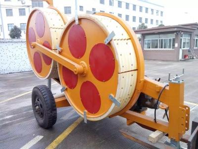 China Wire Ropes Hydraulic Power Line Stringing Equipment With MC Nylon Bull Wheel for sale