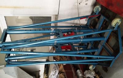 China De 5 toneladas/suporte 10 hidráulico do cilindro de cabo do elevado desempenho de Ton Professional Wire Reel Stand à venda
