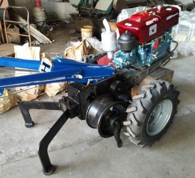 China 60KN Electrical Cable Pulling Tools 5 Ton Hand Tractor Winch With Double Drum for sale