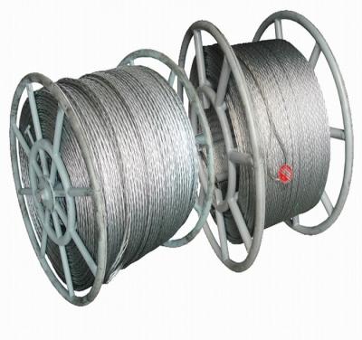 中国 16mmの架空送電線用具をひもでつなぐ2つの束ねられたコンダクターのための反ねじれる鋼線ロープ 販売のため