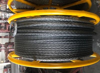 China 18mm Anti Twisting Steel Wire Rope For Two Bundled Conductors Overhead Line Stringing for sale
