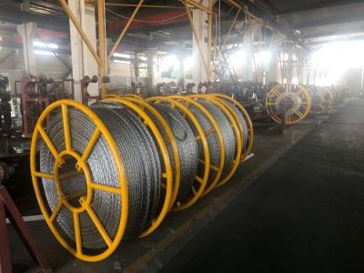 China cuerda de alambre de acero anti de 20m m que tuerce para tres conductores liados que atan la línea de transmisión en venta