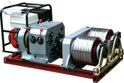 中国 二重ドラム50KNは送電線建設用機器のウィンチにモーターを備えた 販売のため
