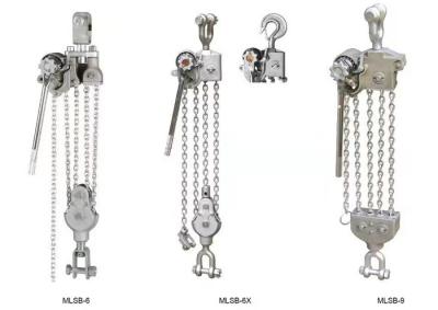 China Aluminium Alloy Lifting Electric Chain Hoist Manual Handle for sale