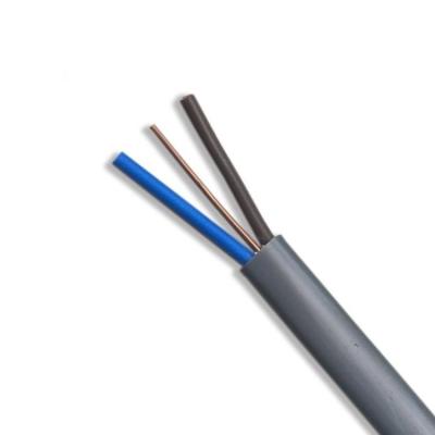 Китай Pvc электрического кабеля 2*1mm2+E конструкции плоский изолировал медную проволоку продается