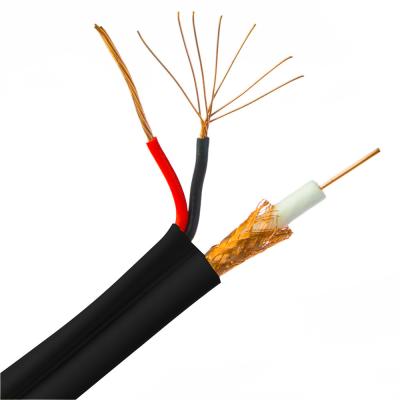 China OEM 3 Conductors Tv Coaxial Power Cable Rg59 Rg6 With 2 Core for sale