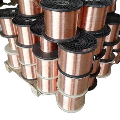 China Fio de alumínio folheado de cobre 0.18mm 0.6mm à venda