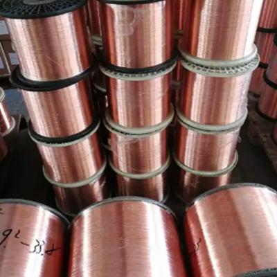 China Fio de alumínio revestido de cobre CCC 0.12mm - 2.05mm de 65% para o cabo do CCTV à venda