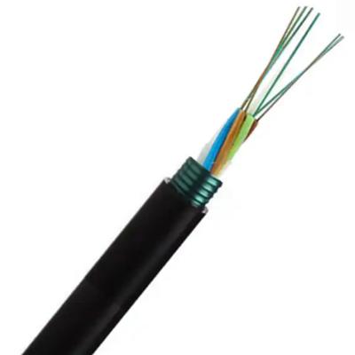 China Outdoor Dual 8 Core FTTH Fiber Optic Cable GYTA53 LSZH PVC Jacketed for sale