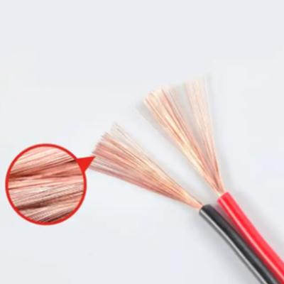 China 300/300V RVB Oxygen Free Speaker Wire Red And Black Parallel Speaker Cable for sale