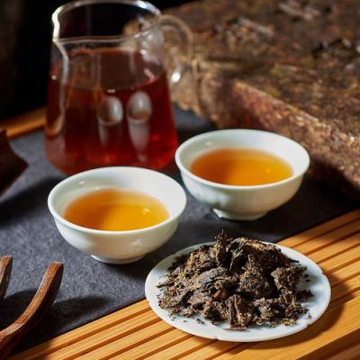 China Aiding Digestion Chinese Dark Tea Brick  Smooth Taste For Improve Gastrointestinal Health for sale