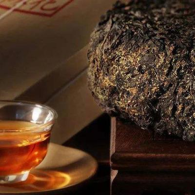 China Refrescante ladrillo de té oscuro de Anhua Health con vitaminas y minerales en venta