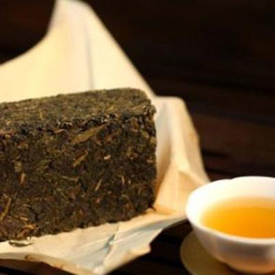 China Anhua Tight And Black Shape Chinese Dark Tea For Restaurants And Tea Houses for sale
