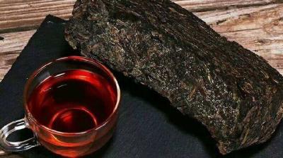 China Smooth Good Endnote Taste Dark Tea Brick For Reducing Fat Hot Water Boiled for sale