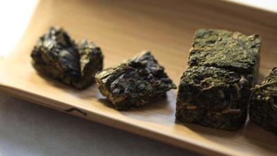 China China Famous Healthy Anhua Dark Tea / Black Tea Brick In Bulk for sale