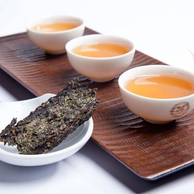 China Ladrillo de Fuzhuan envejecido que adelgaza ladrillo de té chino oscuro con sabor atractivo refrescante en venta