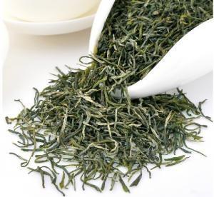 China Guzhang Mao Jian China Slim Green Tea Light Olivine Dried Tea Full Of Peoke for sale