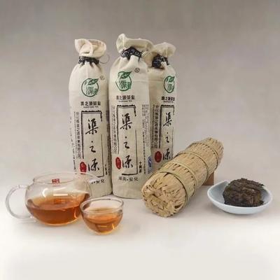 China Bamboo Packaging Anhua Qiangliang Dark Tea High Grade Improve Immunity for sale