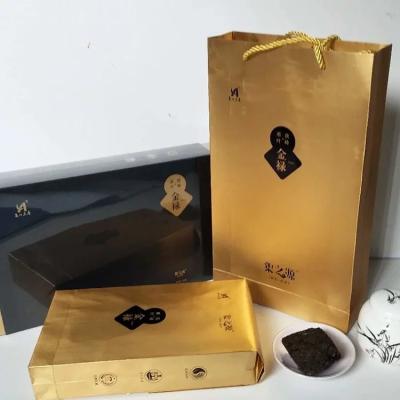 China Gift Package Hunan Dark Tea Organic / Dark Tea Brick For Slimming for sale