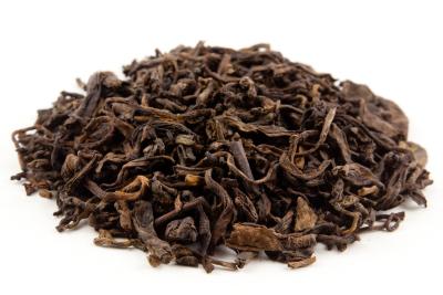 China Top Fermented Puerh Tea Loose Leaf , Brownish Auburn Premium Puerh Tea for sale