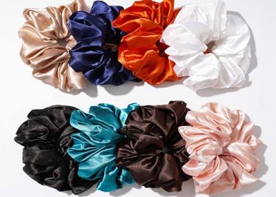 China Instagram large scrunchie smooth satin French elegant circle cloth circle Korean Internet celebrity rubber band for sale