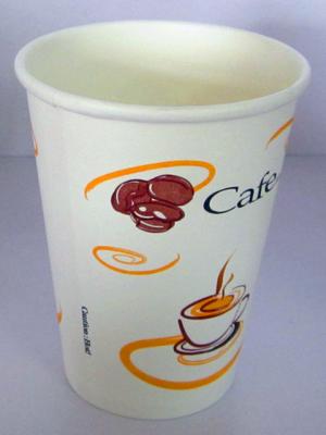 China Two Wall Disposable Paper Tea Cup With Custom Printing 8oz -16oz Size for sale