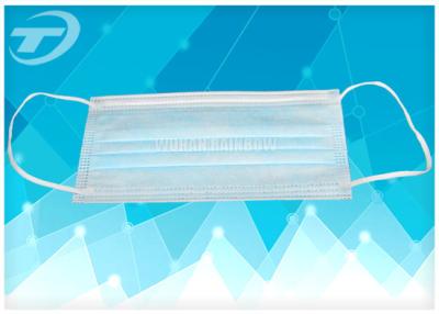 China OEM Nonwoven 3 Ply Surgical Face Mask With Earloop Or Tie-On for sale