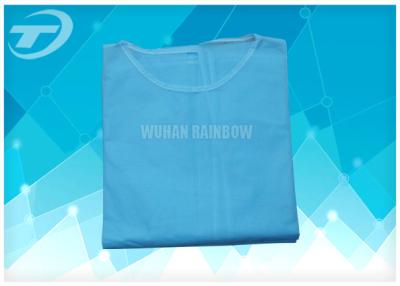China Non Woven Disposable scrub suit / Patient Gowns blue  for  hospital use 120*140cm for sale
