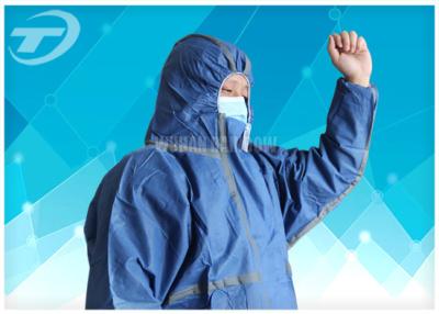 China 20gsm -70gsm Food Processing Microporous painters disposable coveralls Non Woven Safety for sale