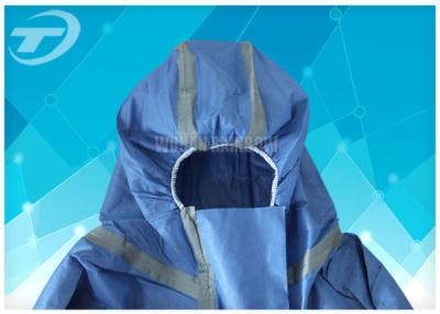 China Non Woven Fabric Durable  Disposable Coverall Suit White Chemical Resistant for sale