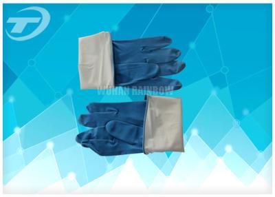 China Seamless Disposable Medical Gloves , Full Finger Powdered Latex Gloves for sale