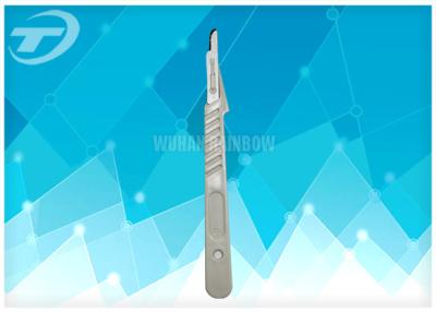 China Sterile Medical Disposable Products stainless balde scalpel with plastic handle for sale