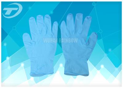 China Nitrile Examination Medical Disposable Gloves White / Blue / Black , CE Certifiacted for sale