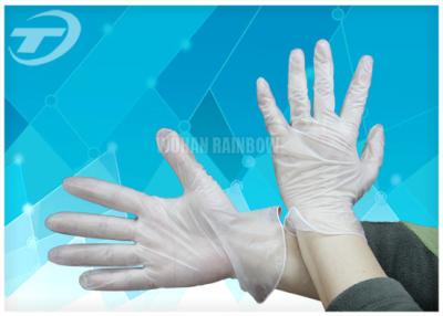 China Examination Medical Disposable Gloves Powder Free Clear Vinyl Gloves for sale