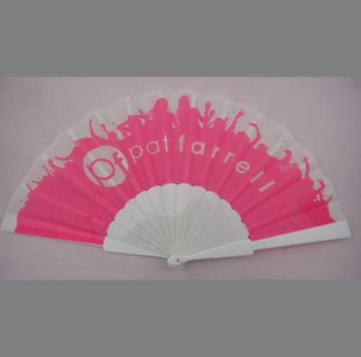 China Promotion Plastic Folding Hand Fans / Custom Wedding Hand Fans for sale