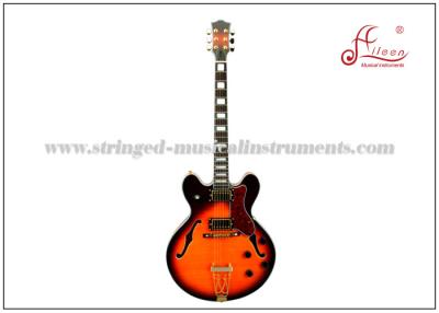 Chine Double série coupée de jazz de guitare électrique de corps de cavité de pont de jazz de guitare électrique de musique à vendre
