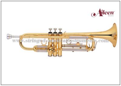 China Trombeta folheado a níquel da chave de bronze do Bb do instrumento de música da trombeta do modelo do estudante com caso superior à venda