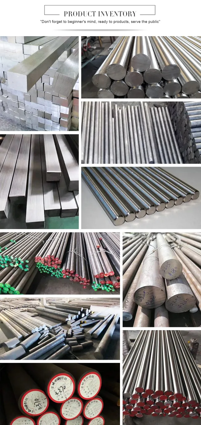 304 316 Stainless Steel Round Bar 17-4pH/17-7 pH/2205/2507 Duplex Stainless Steel Bar